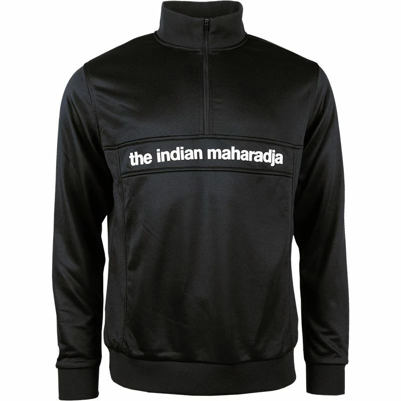 Indian Maharadja Poly Terry Half Zip Heren