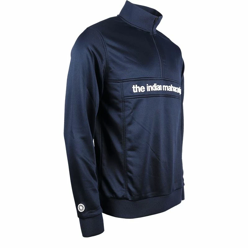 Indian Maharadja Poly Terry Half Zip Heren - Afbeelding 3