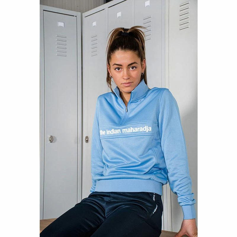Indian Maharadja Poly Terry Half Zip Dames - Afbeelding 4